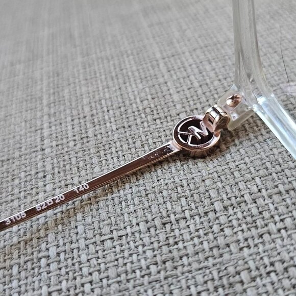 Michael Kors Women Glasses/Eyeglasses Clear/Gold Tone CAPTIVA MK4054 Eyewear - Picture 7 of 11